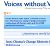 Voices without Votes - America votes, the world speaks